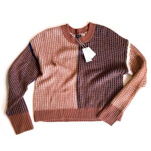 Splendid Colorblock Pullover Sweater